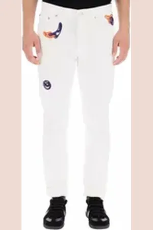Dior 5-Pocket-Jeans X Kenny Scharf Limited Edition Jeans weiß 32
