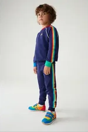 Little Bird Sweatanzug Sweatshirt und Jogger (2-tlg) blau 86-92 (1,5-2 J.)