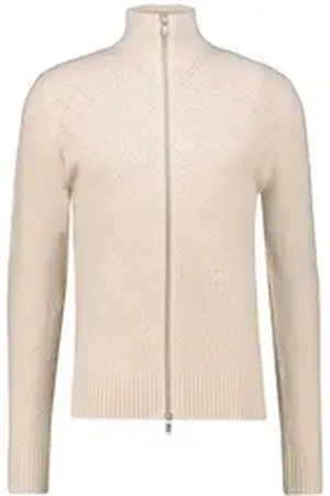 Drykorn Strickjacke Herren Strickjacke mit Wolle ANTONIO (1-tlg) beige L