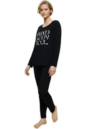 Triumph Pyjama Sets PK LSL X (Set, 2 tlg., Set) weich und gemütlich schwarz 38