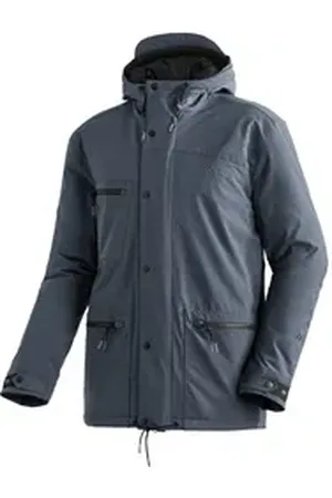 Maier Sports Funktionsjacke R3 Zed M Herren Jacke, wasserdichte Outdoorjacke, Regular Fit blau|grau 52