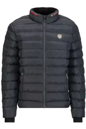 19V69 Italia Steppjacke JASON Herren Steppjacke mit Steppmuster und Rippbündchen grau S
