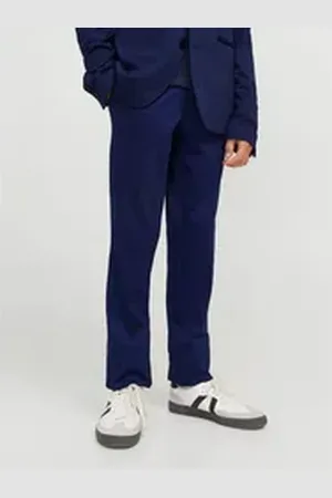 JACK & JONES Anzughose JJEJAXON JERSEY TROUSER NOOS JNR blau 164