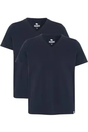 Colorado Denim T-Shirt Doppelpack Basic (1, 1-tlg) blau 2XL