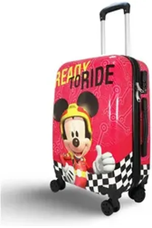 Disney Koffer Mickey Maus ABS Koffer Reisekoffer mit Schloss, 4 Rollen, 55 x 40 x 20 cm rot