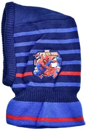 SPIDERMAN Schlupfmütze Marvel Jungen Strickmütze Wintermütze 1-3 Jahre blau
