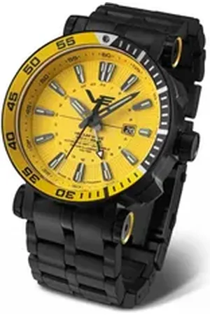 Vostok Automatikuhr Energia Rocket Herrenuhr 48 mm Edelstahlband, 575C719B, Robust & Wasserdicht
