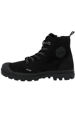 Palladium Pampa Hi Zip WL Leather Damen Schnürboots schwarz 37,5 EU