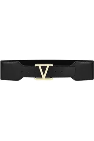 VICTORIA HYDE Ledergürtel "Agnete" - Taillengürtel - Damen - Gold details (1-St., Kein Set) schwarz