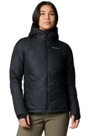 Columbia Steppjacke HEAVENLY HOODED JACKET (1-St) schwarz XS (32)