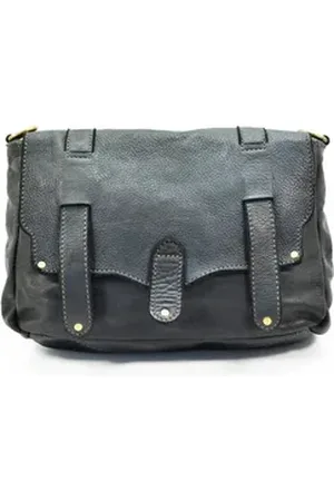 DESA BZNA Schultertasche Zana Perla Designer Handtasche Umhängetasche schwarz