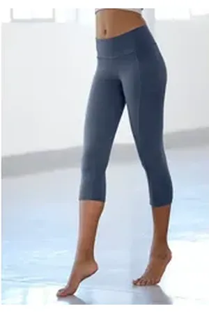 vivance collection Caprileggings mit 2 Handytaschen blau 40/42