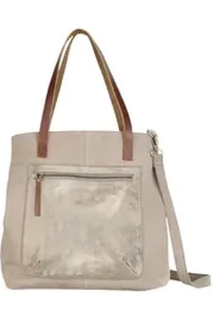 Curuba Shopper ROGEN, Hauptfach mit Magnetverschluss zu verschließen beige