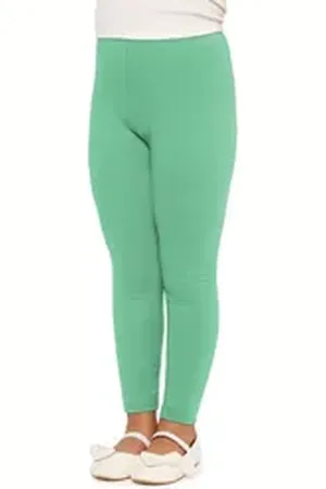 Merry Style Leggings Mädchen Lange Hose MS10-225 (1-tlg) aus Baumwolle grün 128