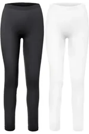 Ladeheid Funktionsunterhose 2er Pack Damen Lange Unterhosen für Winter Sport Ski Outdoor LA40-261 (1-St) schwarz M