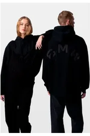 BMW Hoodie mit dezentem Logo auf der Rückseite schwarz XXL