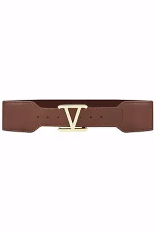 VICTORIA HYDE Ledergürtel "Agnete" - Taillengürtel - Damen - Gold details (1-St., Kein Set) braun
