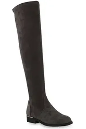 VAN HILL 902288 Overkneestiefel Schuhe grau 41 EU