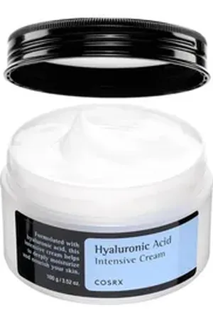 COSRX Tagescreme Hyaluronic Acid Intensive Cream – 100ml Feuchtigkeitsspendende Gesichtscreme mit Hyaluronsäure für trockene und sensible Haut, parabenfrei, hypoallergen, leicht einziehend, koreanische Hautpflege