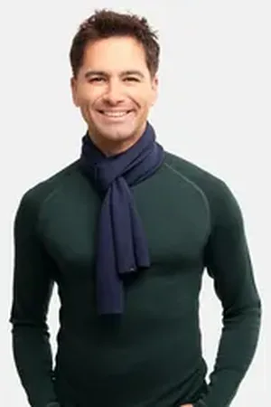 DANISH ENDURANCE Wollschal Merino, Für Damen & Herren, vielseitiger Merino Schal, wärmend & juckfrei blau