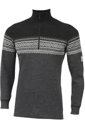 Aclima Strickfleece-Pullover DesignWool Marius Mockneck - Pullover aus Merinowolle für Herren S