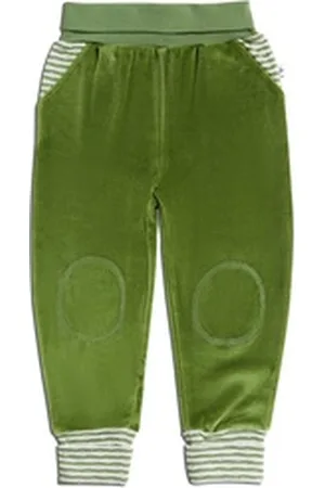 Leela COTTON Sweathose Nickyhose grün 74/80