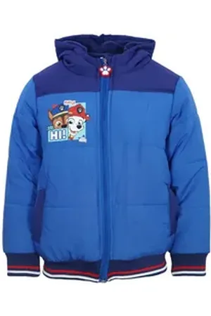 Paw Patrol Winterjacke Chase Marshall Kinder Jungen Jacke mit Kapuze Gr. 92 bis 116 blau 92