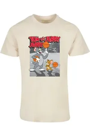 Absolute Cult T-Shirt Herren Tom and Jerry - Basketball Buddies T-Shirt (1-tlg) beige XXL