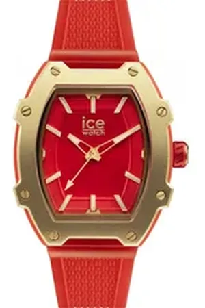 Ice-Watch Quarzuhr ICE boliday - Women - Plastic - Small - 3H 023320, Armbanduhr, Damenuhr, Silikonarmband, analog rot
