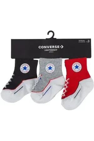 Converse Sportsocken CHUCK INFANT TODDLER QUARTER 3PK (3-Paar) für Babys schwarz