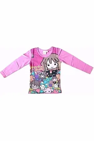 Harry Potter Langarmshirt Mädchen Shirt aus Baumwolle Gr. 104 -140 cm bunt 104 cm