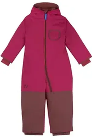 FINKID Schneeoverall Pikku Winter Sport Winteroverall Raspberry/Sable Schneeanzug Schneeoverall Wetteranzug rot Gr., 90/100