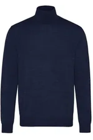 Digel Rollkragenpullover Francis 1/1 (1-tlg) blau 52