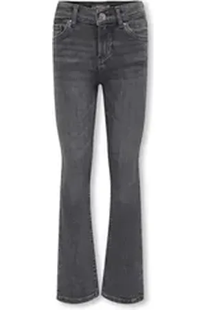 ONLY Bootcut-Jeans KOGBLUSH MID FLARED DNM DIA0918 grau 140