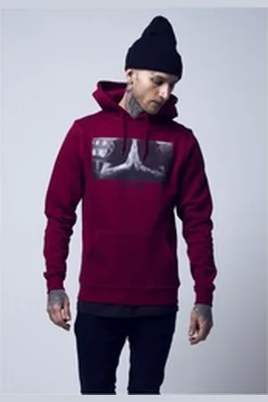 Mister Tee Kapuzenpullover rot S