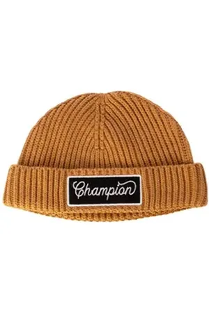 Champion Strickmütze Mütze 806084 mit Umschlag braun