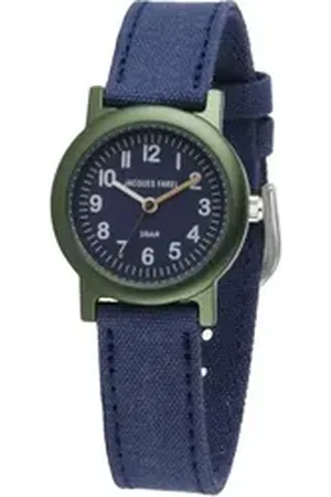 JACQUES FAREL Quarzuhr ORG 0304, Armbanduhr, Kinderuhr, ideal auch als Geschenk blau