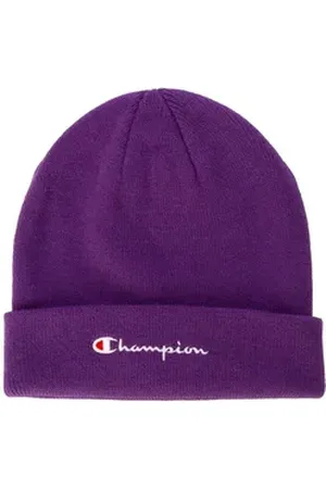 Champion Strickmütze Mütze 806064 doppelt gelegter Umschlag lila