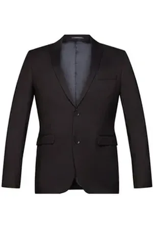 ESPRIT Baumwollsakko schwarz 48