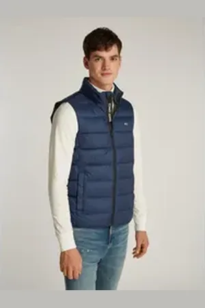 Tommy Hilfiger Steppweste TJM LT DOWN VEST EXT mit Daunenwattierung blau L