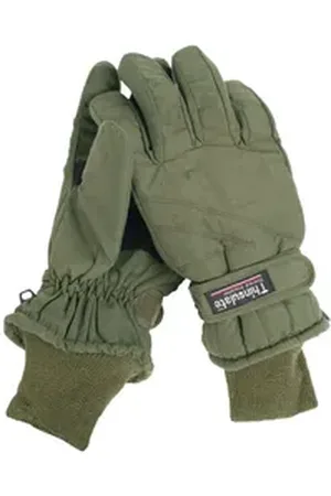Mil-tec Skihandschuhe Fingerhandschuhe Thinsulate gefüttert Gefüttert schwarz M