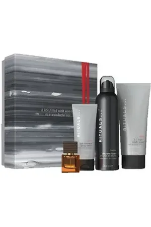 Rituals Pflege-Geschenkset The Ritual of Homme M mit Parfum Collection Herren Set Geschenkset, 5-tlg., Hautpflege, Kohle-Peeling, Duft, 2-in-1, Nachhaltigkeit, Hautpflege