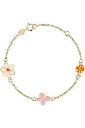 FAVS Little Friends FAVS Armband Mädchen-Armband 375er Gelbgold gelb|goldfarben