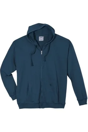 Ahorn Sweatjacke Kapuzen-Sweatjacke stahlblau XXL blau 8XL