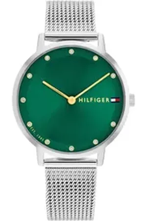 Tommy Hilfiger Quarzuhr PIPPA 1782762, Armbanduhr, Damenuhr, analog, Edelstahlarmband silberfarben