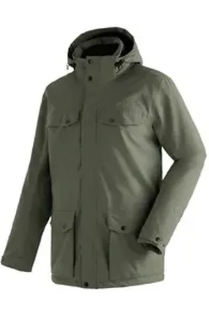 Maier Sports Funktionsjacke Knuth Herren Outdoorjacke, wind/wasserdichte Jacke, mTHERM Isolation grün 50