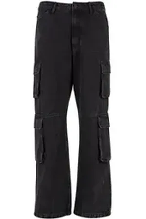 2Y Bequeme Jeans 2Y Aidan Cargo Baggy Jeans schwarz 34