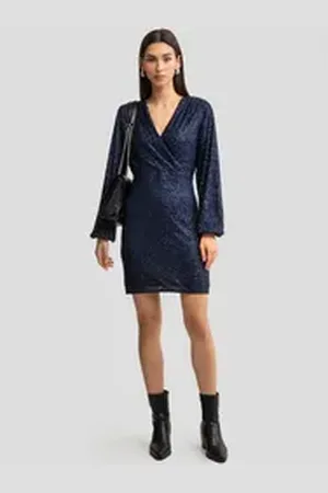 Big Star Shirtkleid LORETA blau M