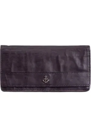 HARBOUR 2nd Geldbörse Luja B3.2223 Leder Geldbörse (1-tlg), gewaschenes Leder schwarz 18 cm x 9 cm x 2 cm