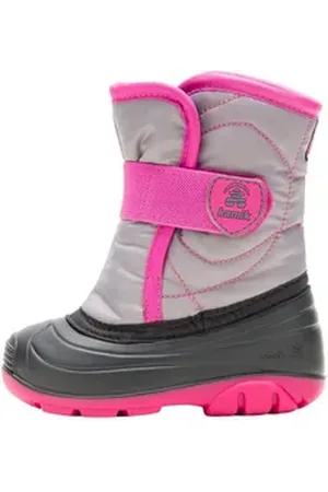 Kamik Snowbug3 Mädchen, Unisex Kinder Winterstiefel grau 24 EU